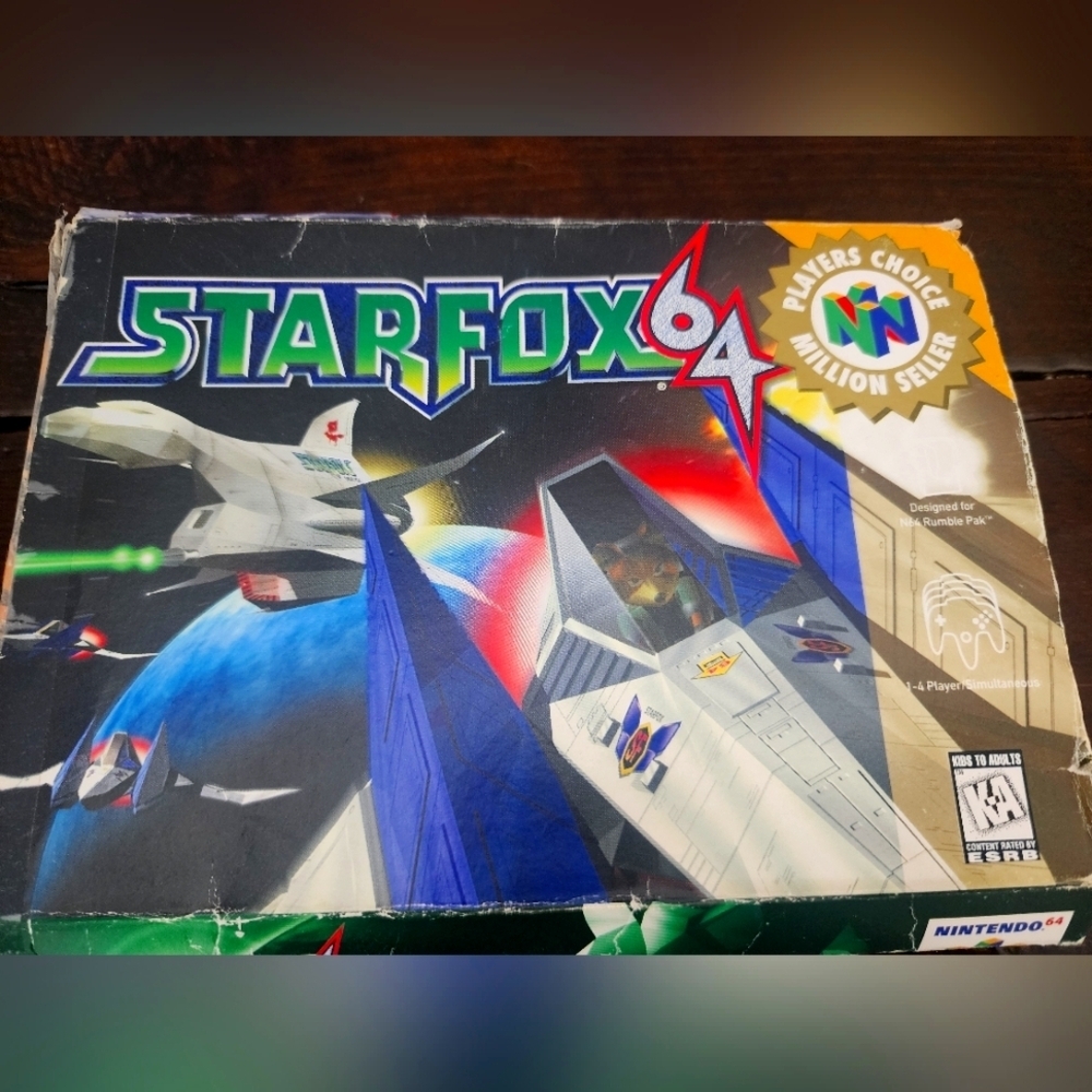 Star Fox 64 Video Game In Box Preowned - Nintendo 64 - Without Rumble Pack